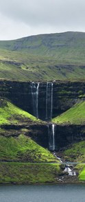 Fossá Waterfall - one of the highest in the Faroe Islands